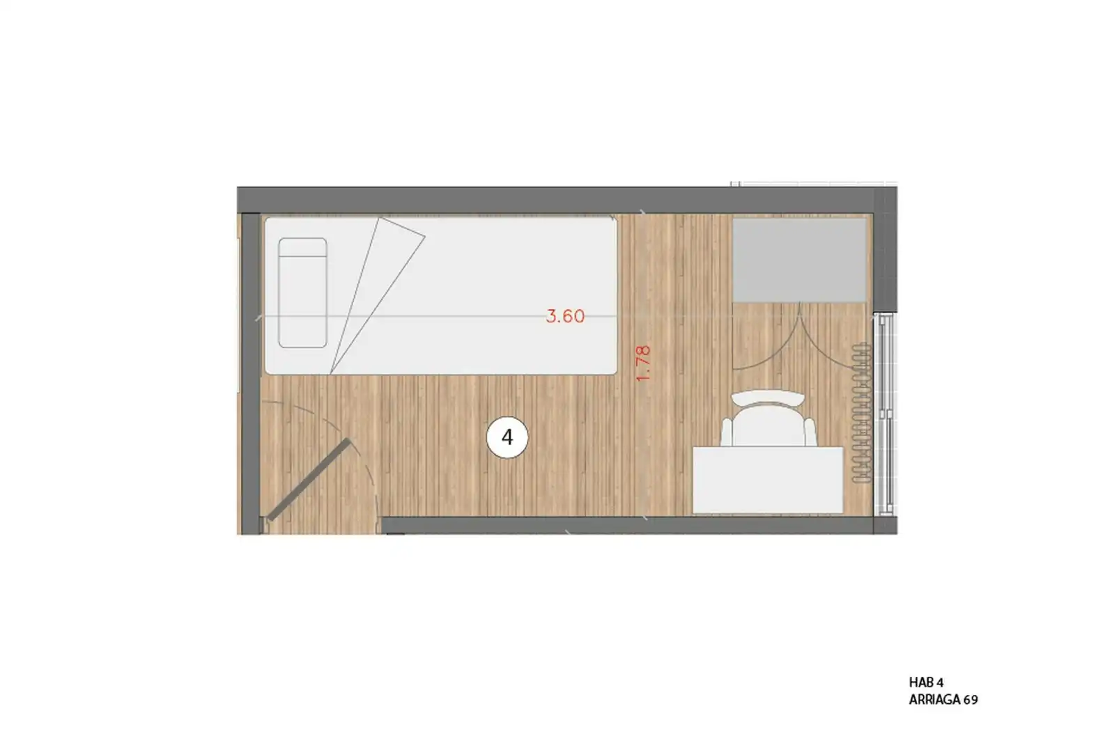 Habitación 70 m², Madrid