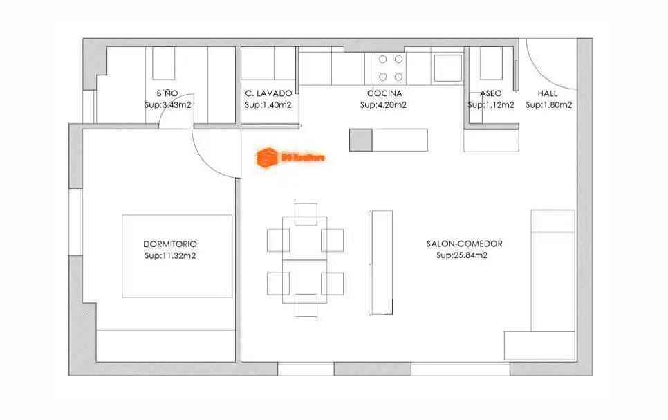 Piso de 63 m² en Madrid