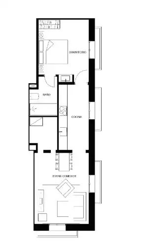 Piso de 62 m² en Barcelona