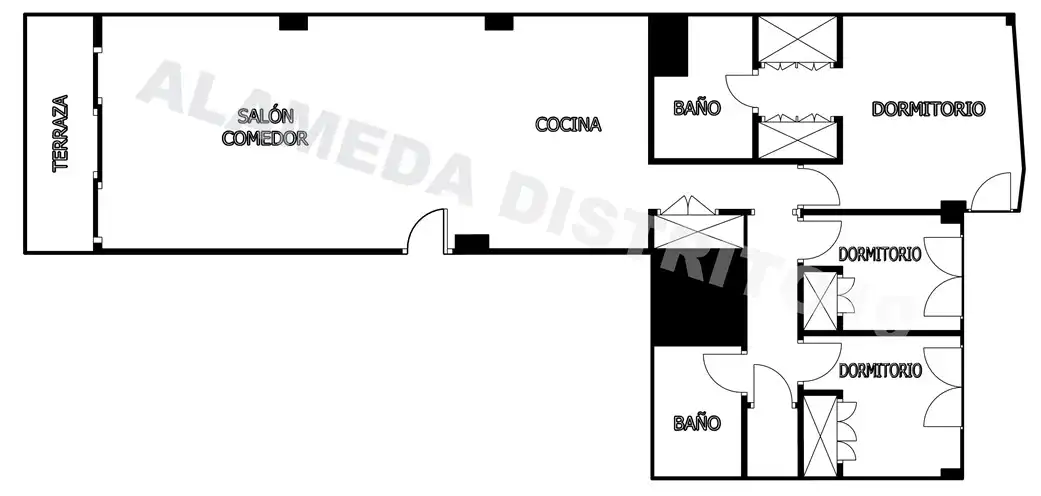Piso de 102 m² en Valencia