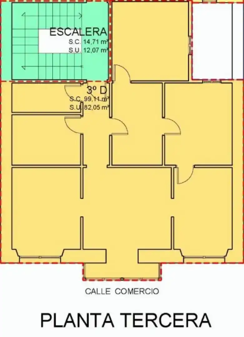 Piso de 107 m² en Ribadesella