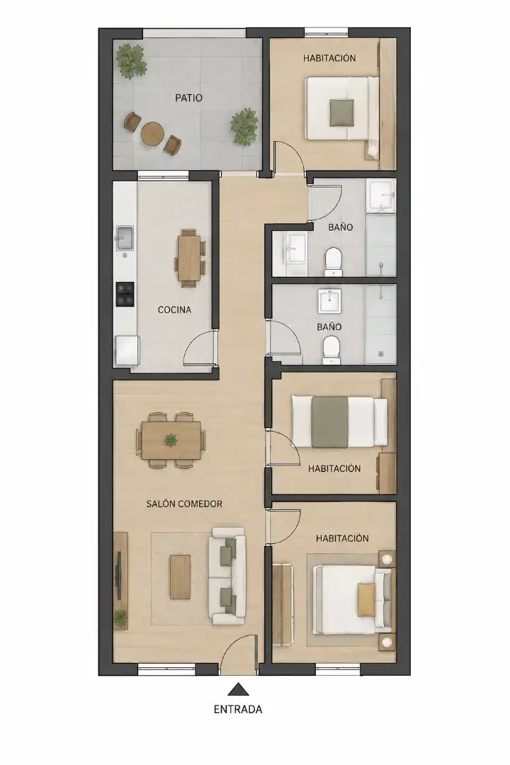 Stanza 110 m², Málaga