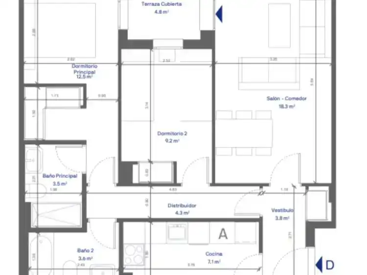 Appartamento 64 m² a Siviglia