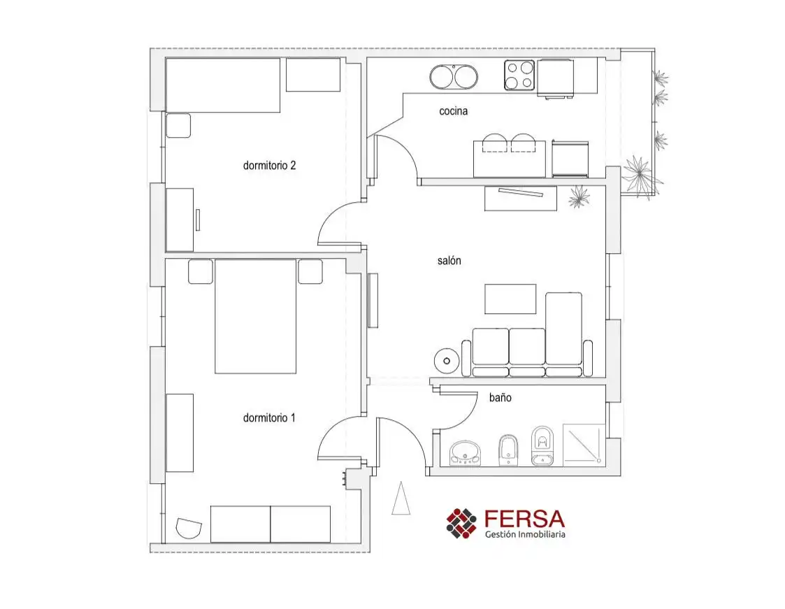 Pis de 61 m² a El Puerto de Santa María