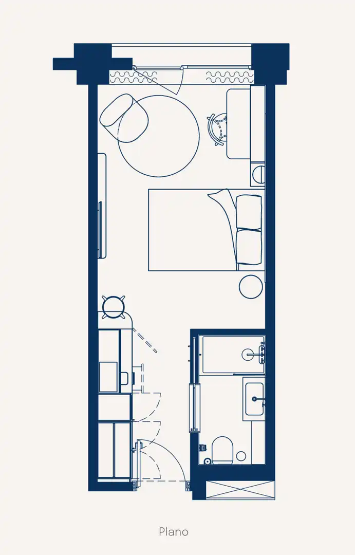 Piso de 23 m² en Barcelona