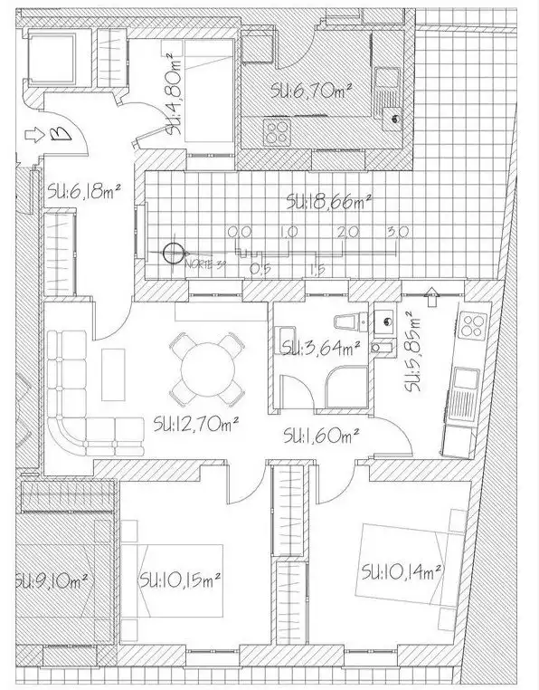 Piso de 76 m² en Madrid
