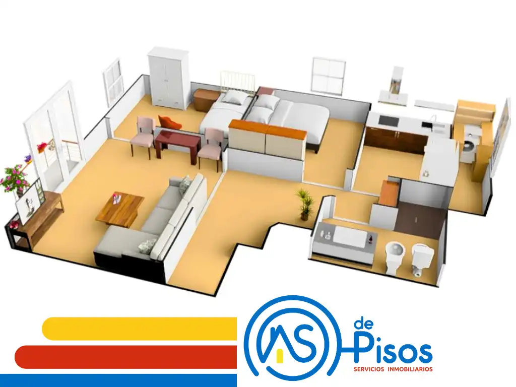 Pis de 56 m² a Saragossa