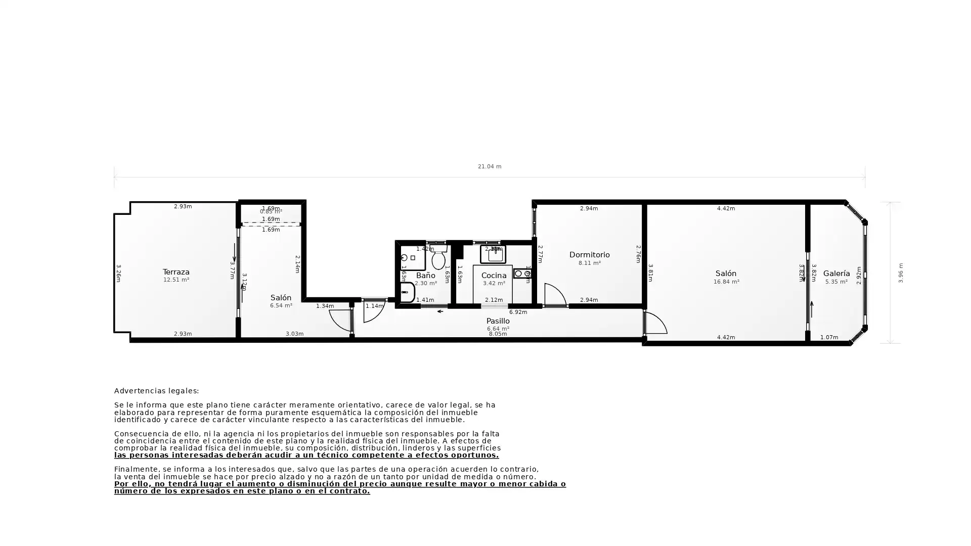 Piso de 57 m² en Sitges