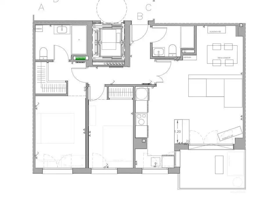 Piso de 85 m² en Córdoba