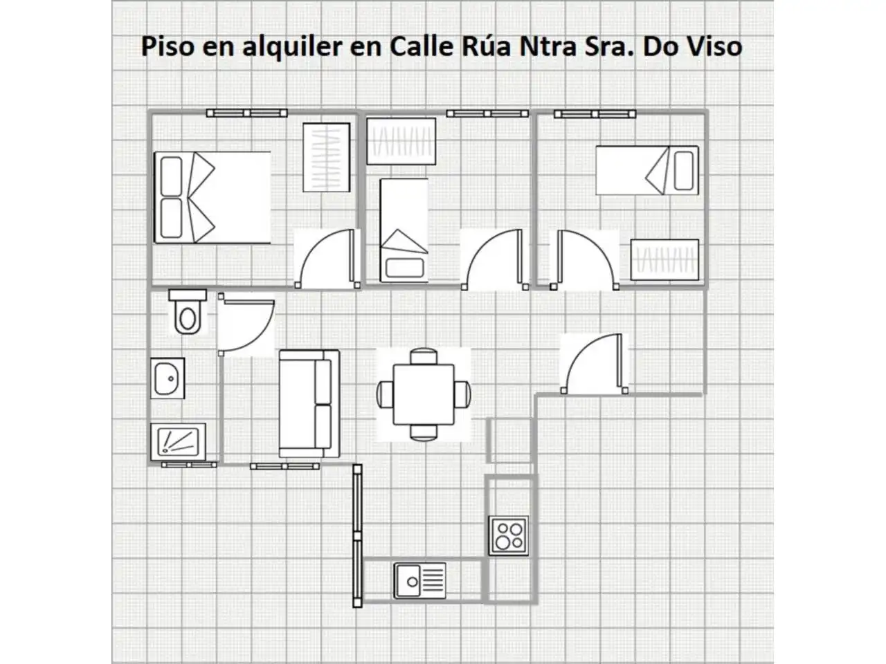 Pis de 85 m² a Ourense
