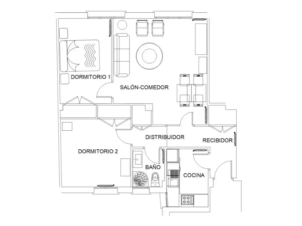 Pis de 72 m² a Madrid