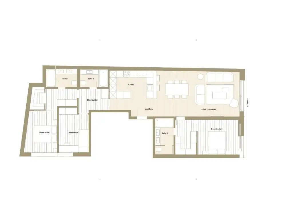 Appartamento 127 m² a Madrid