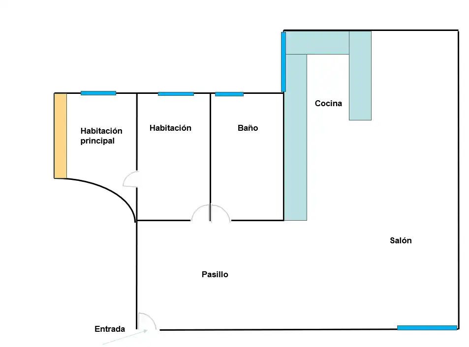 Piso de 63 m² en Madrid