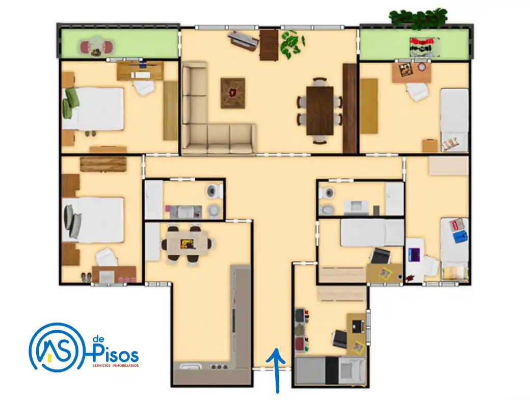 Piso de 160 m² en Zaragoza