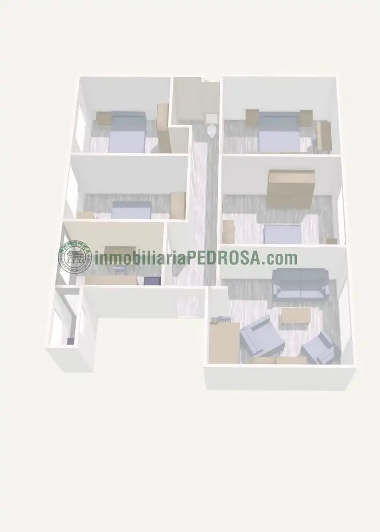 Piso de 105 m² en Pontevedra