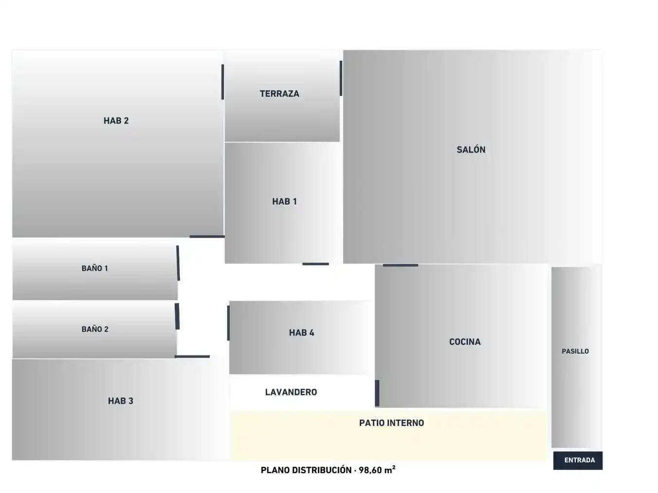 Piso de 98 m² en San Cristóbal de La Laguna