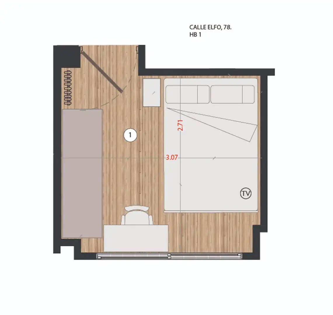 Quarto para alugar, Madrid