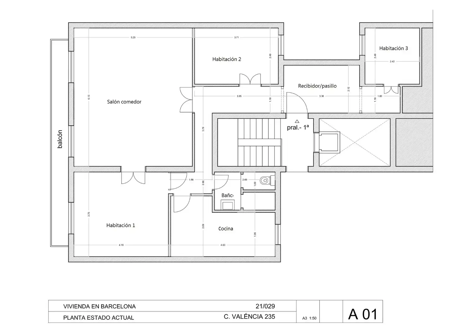 Wohnung 105 m² in Barcelona