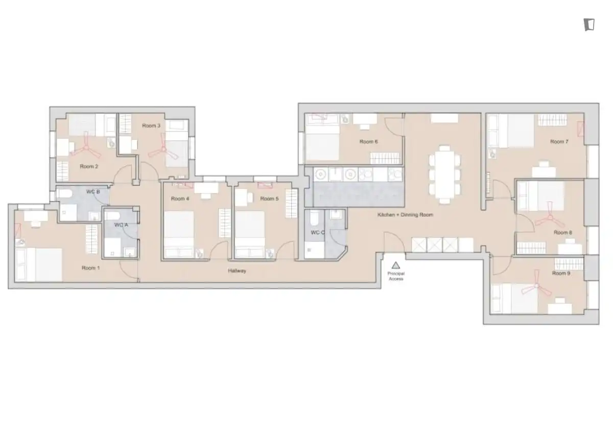 Habitación en alquiler, Madrid
