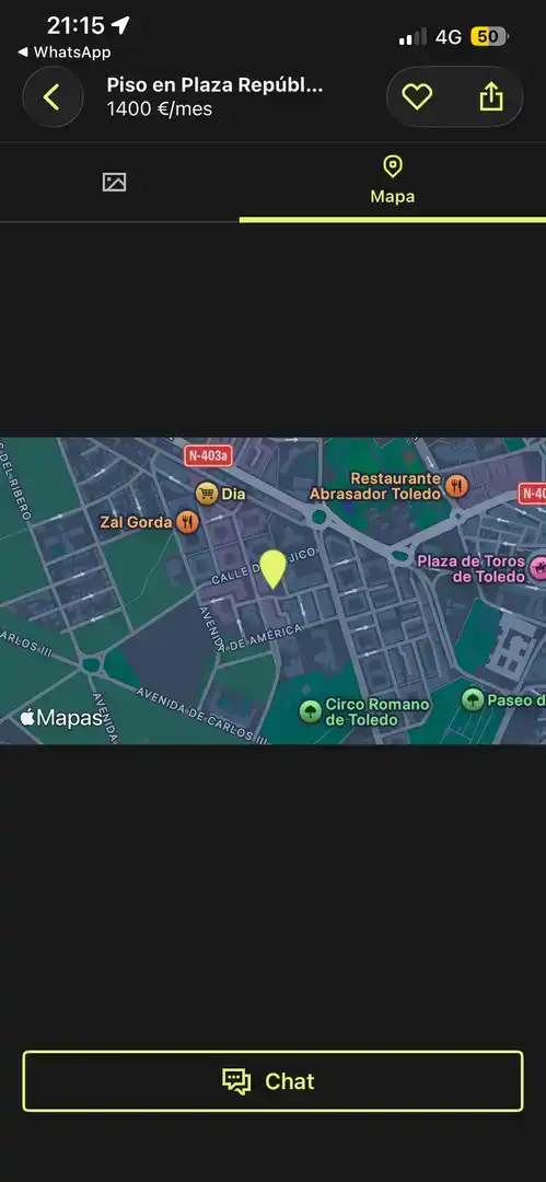 Piso de 133 m² en Toledo