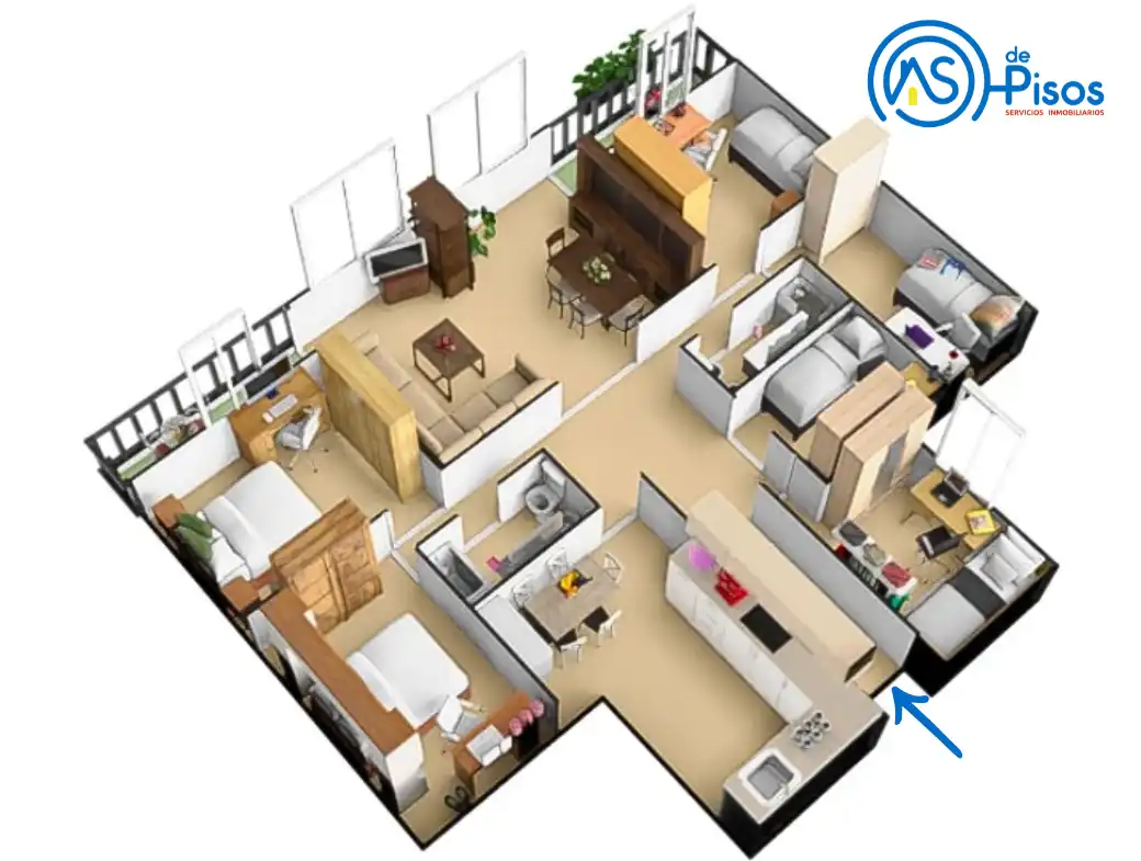 Piso de 160 m² en Zaragoza