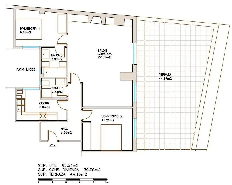 Piso de 80 m² en Serra