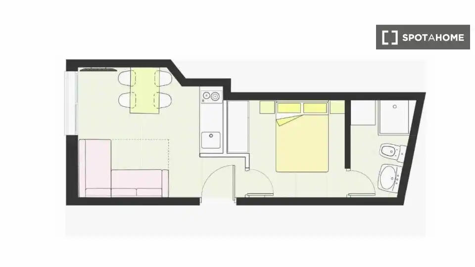 Habitación 35 m², Málaga