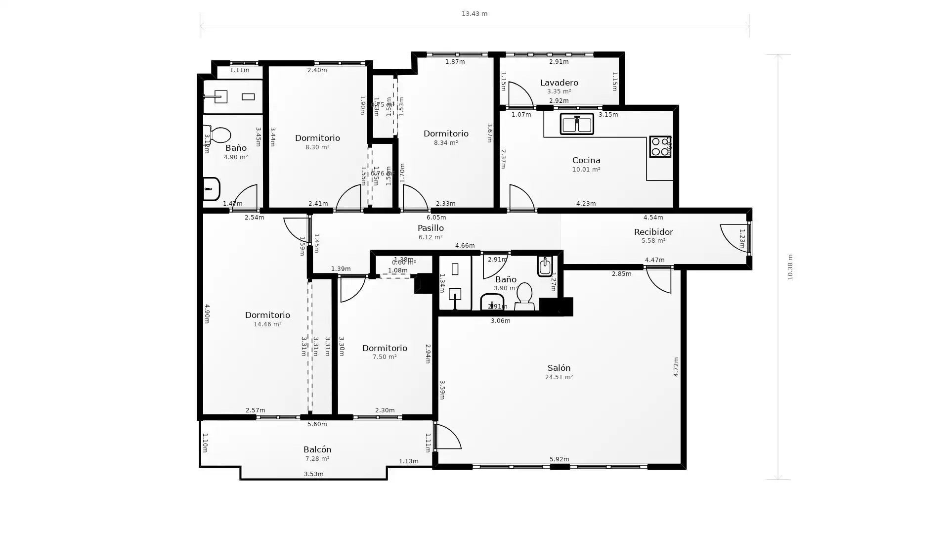 Appartamento 138 m² a Castelló de la Plana / Castellón de la Plana
