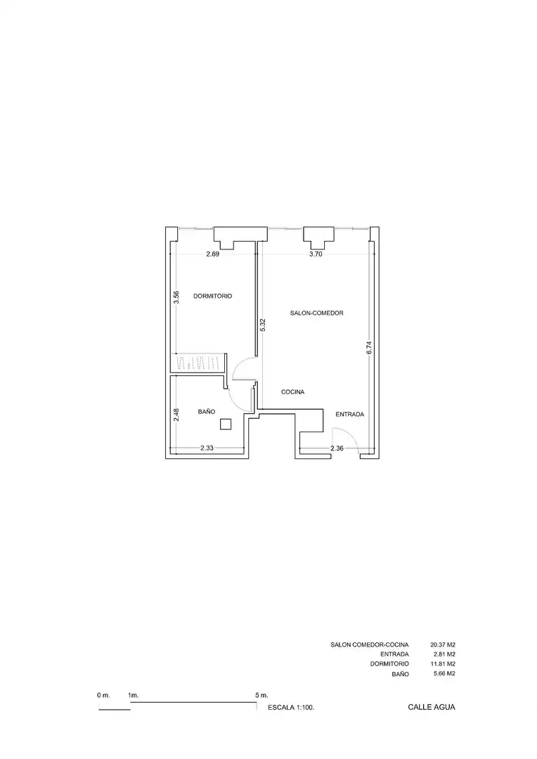Piso de 55 m² en Navalafuente