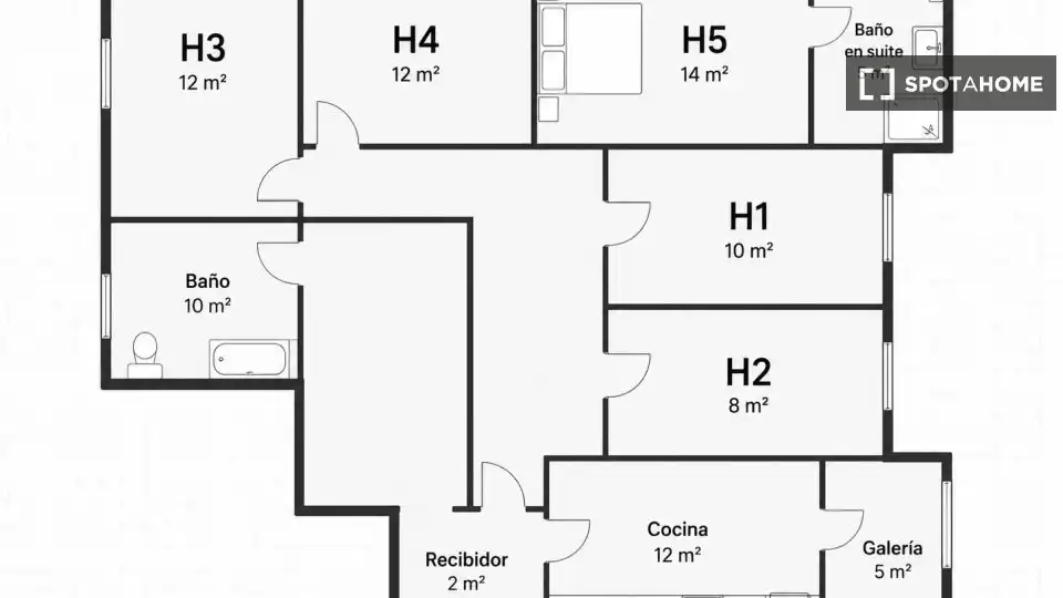 Habitación en alquiler, Valencia