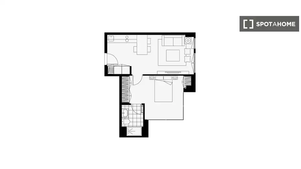 Piso de 33 m² en Madrid