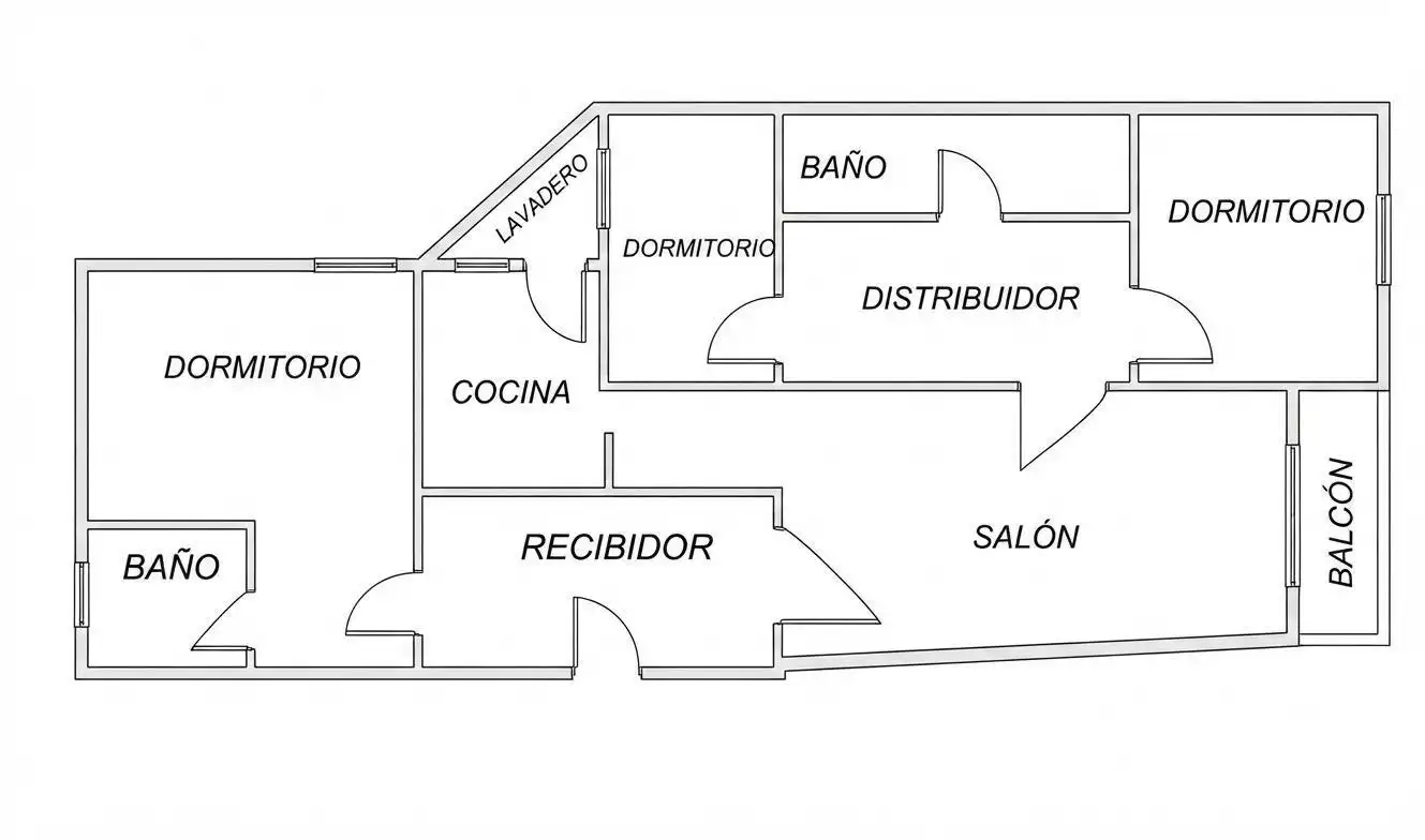 Piso de 99 m² en Puertollano