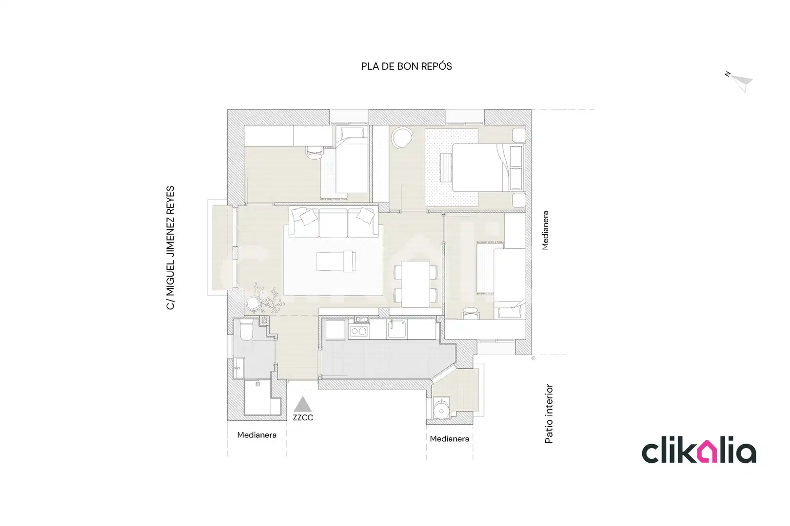 Pis de 79 m² a Alacant