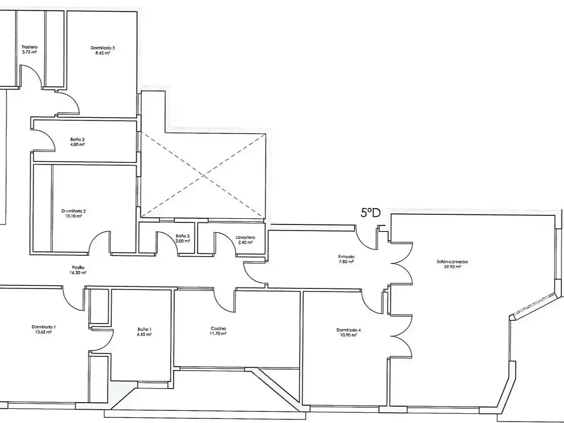 Piso de 150 m² en Murcia