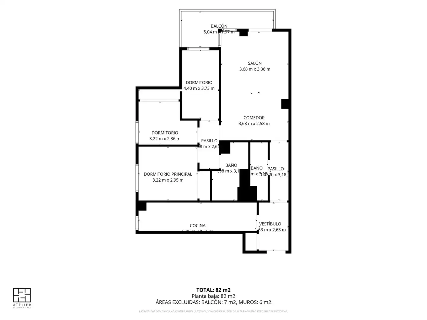 Flat 100 m² in Jaca