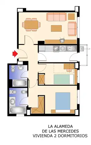 Piso de 75 m² en Madrid