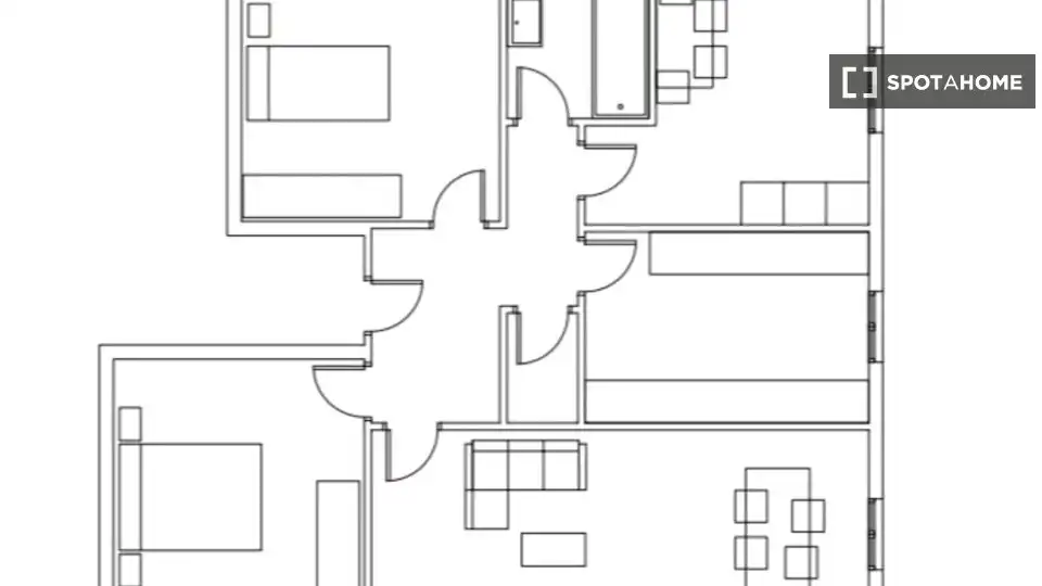 Habitación 109 m², Camargo