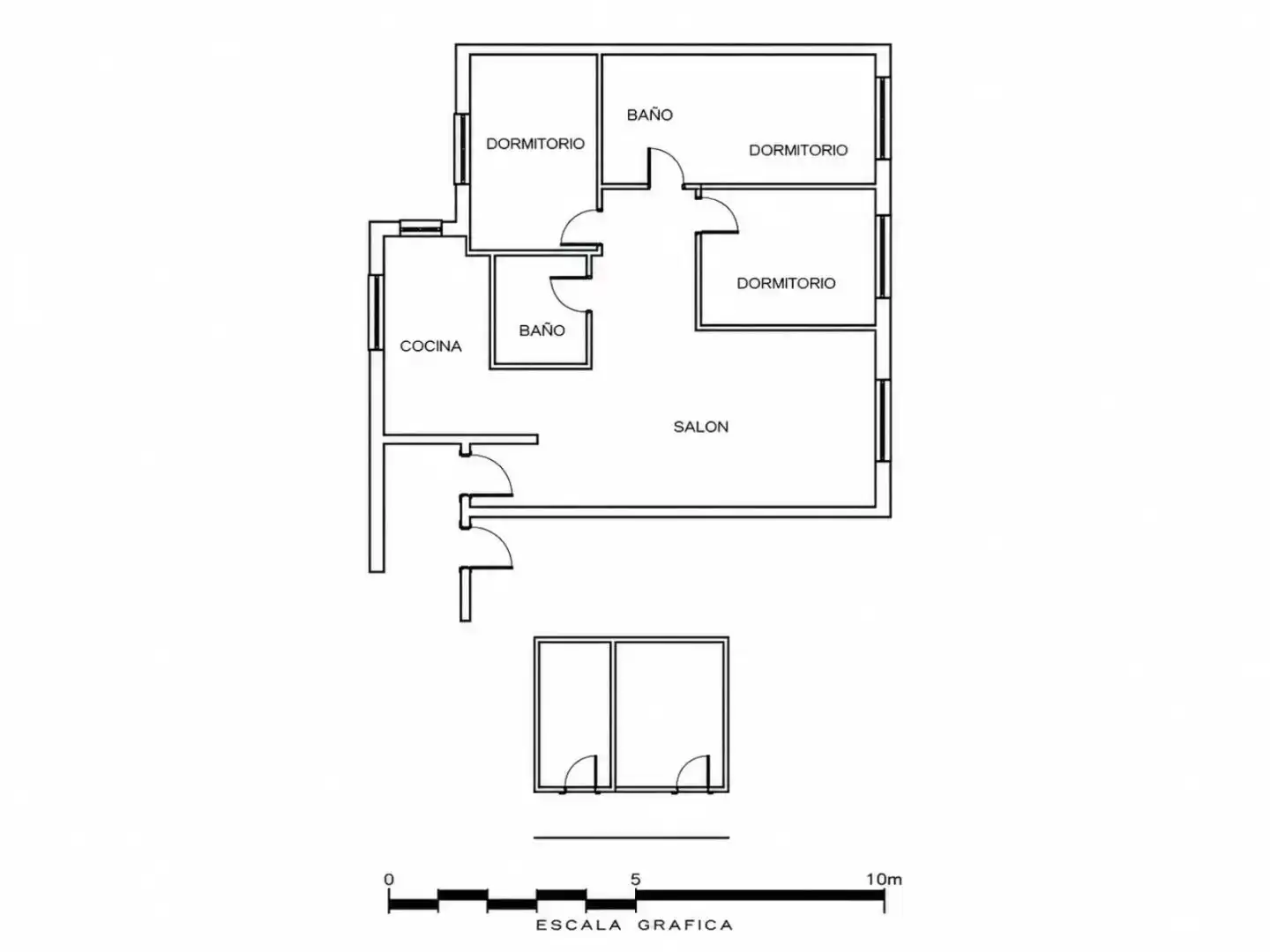 Habitación 87 m², Llangréu / Langreo