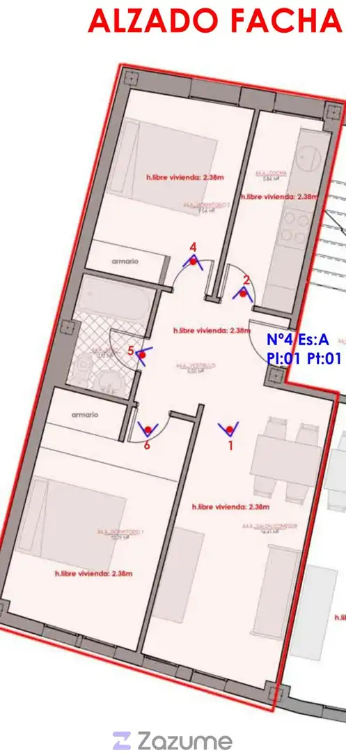 Apartamento 62 m² em Segovia