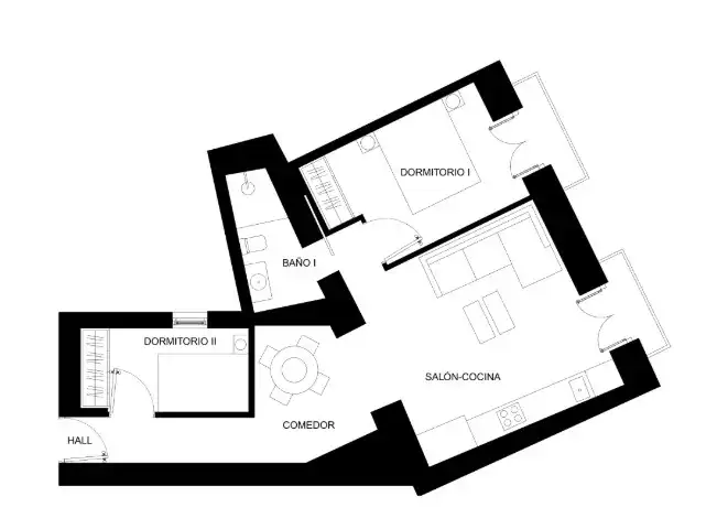 Pis de 68 m² a Barcelona