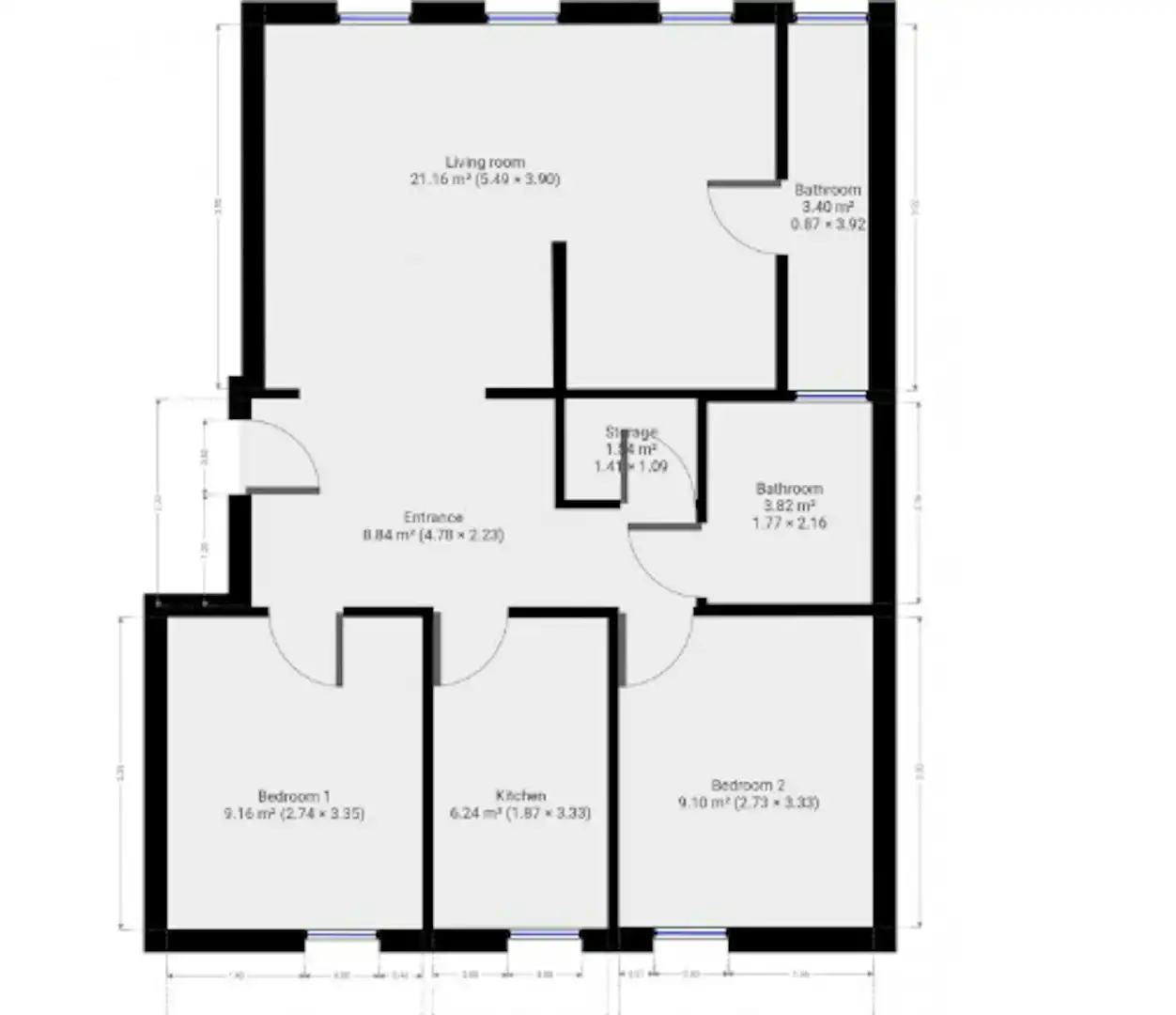 Piso de 65 m² en Barcelona