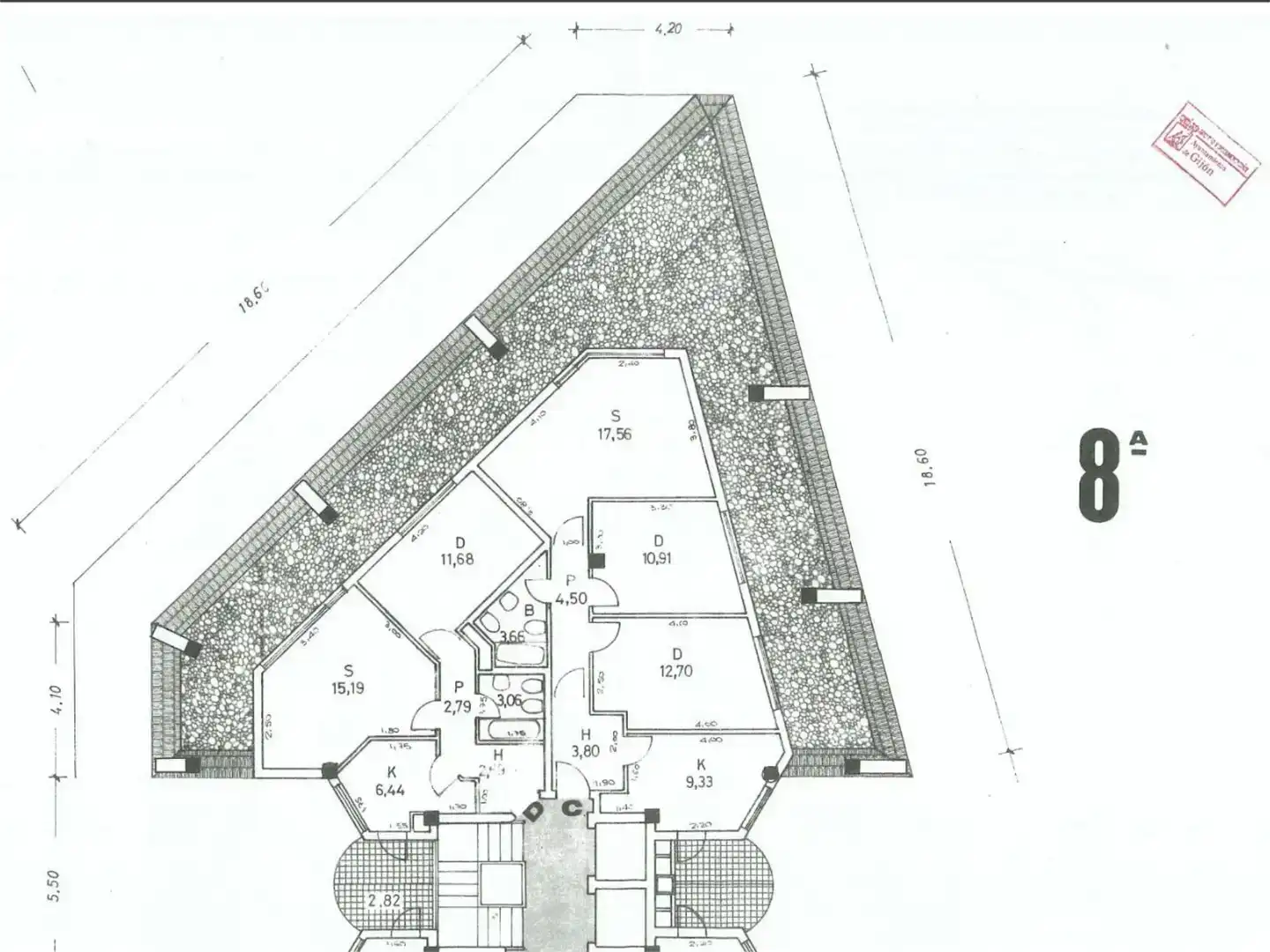 Piso de 156 m² en Gijón