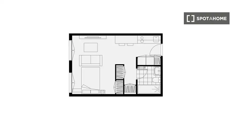 Piso de 27 m² en Madrid