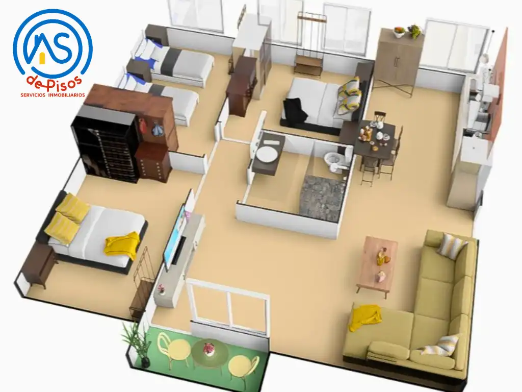 Pis de 84 m² a Saragossa