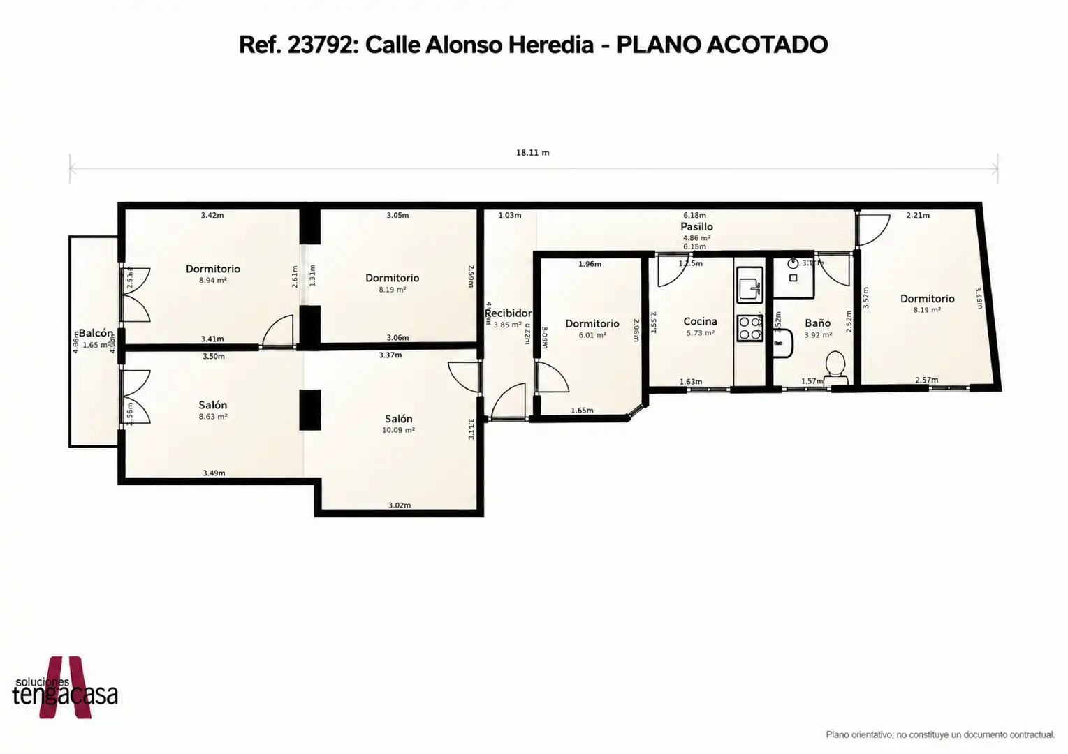 Pis de 87 m² a Madrid