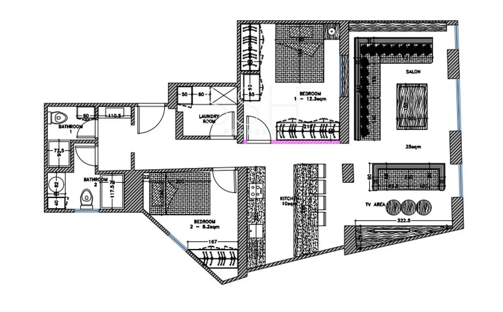 Pis de 95 m² a Madrid