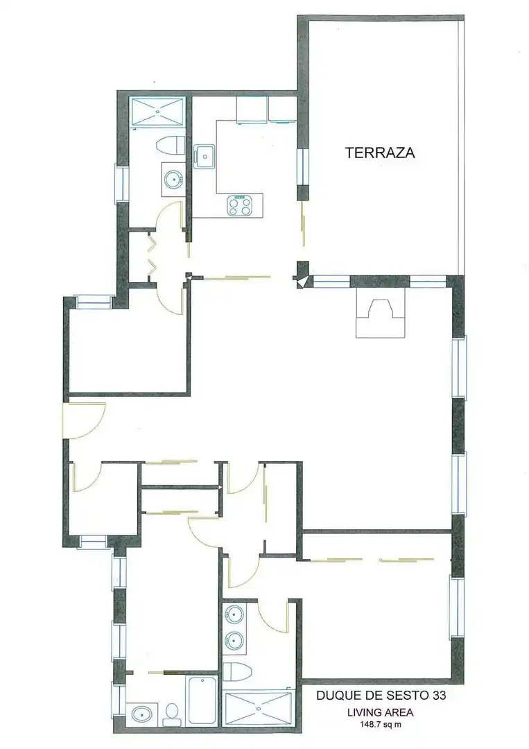 Piso de 152 m² en Madrid