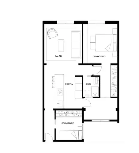 Piso de 65 m² en Barcelona