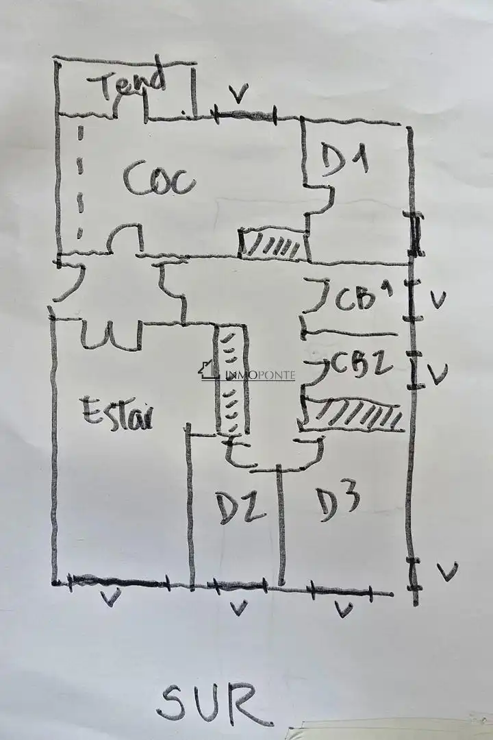 Pis de 120 m² a Pontevedra