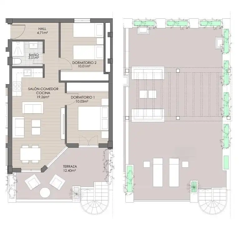 Piso de 75 m² en Rincón de la Victoria